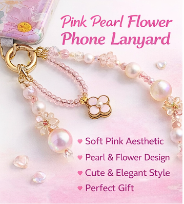 Personalized Phone Lanyard & Chain – DIY Beads / Custom Logo | Universal Phone Strap | Perfect for Gifts & Resell（1pc=3 phone lanyards）