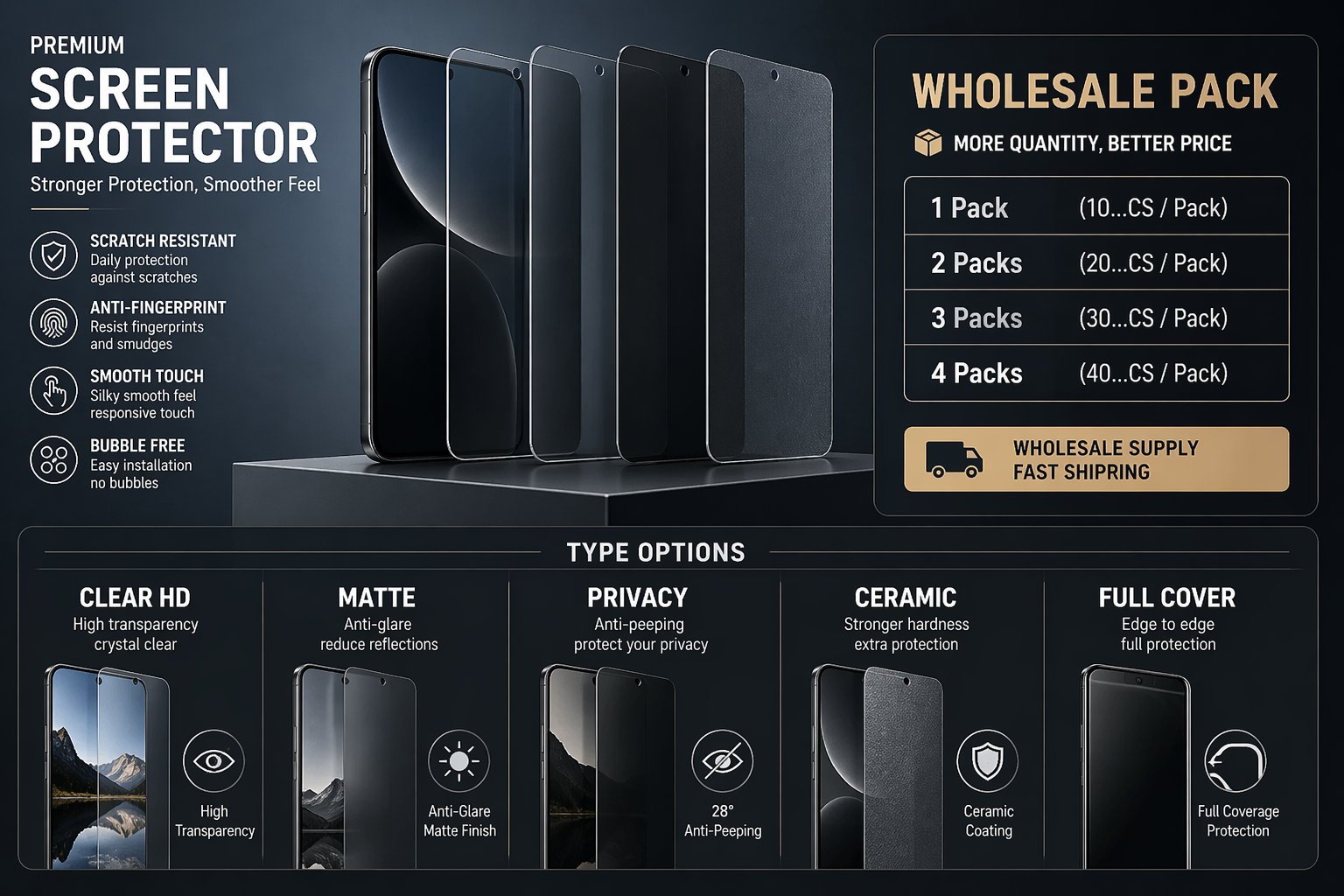Premium Tempered Glass Screen Protector | HD Clear | Anti-Scratch | Bubble-Free Installation