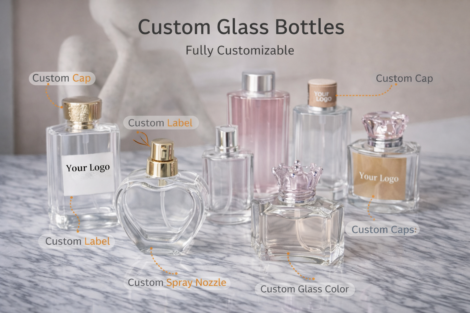 Regular Perfume Bottles (Customizable)