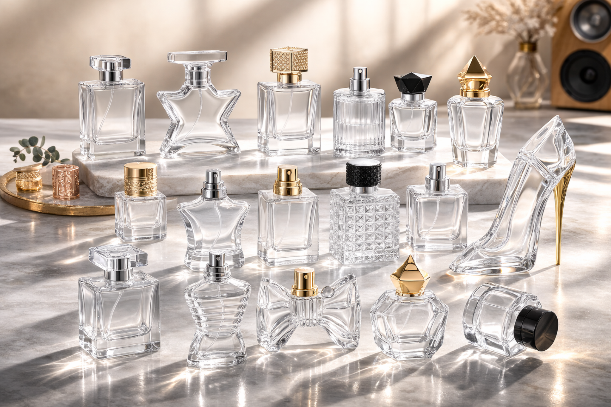 Premium Design Glass Bottle (Customizable)