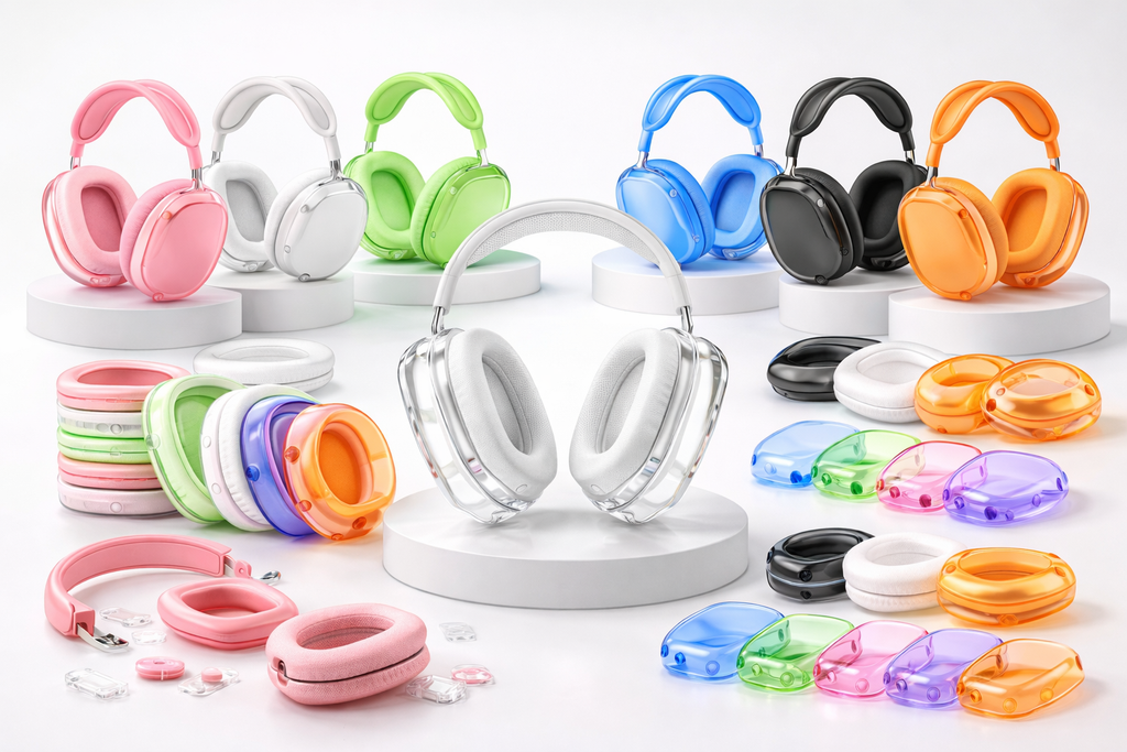 POD MAX Colorful Headphone Cover Set