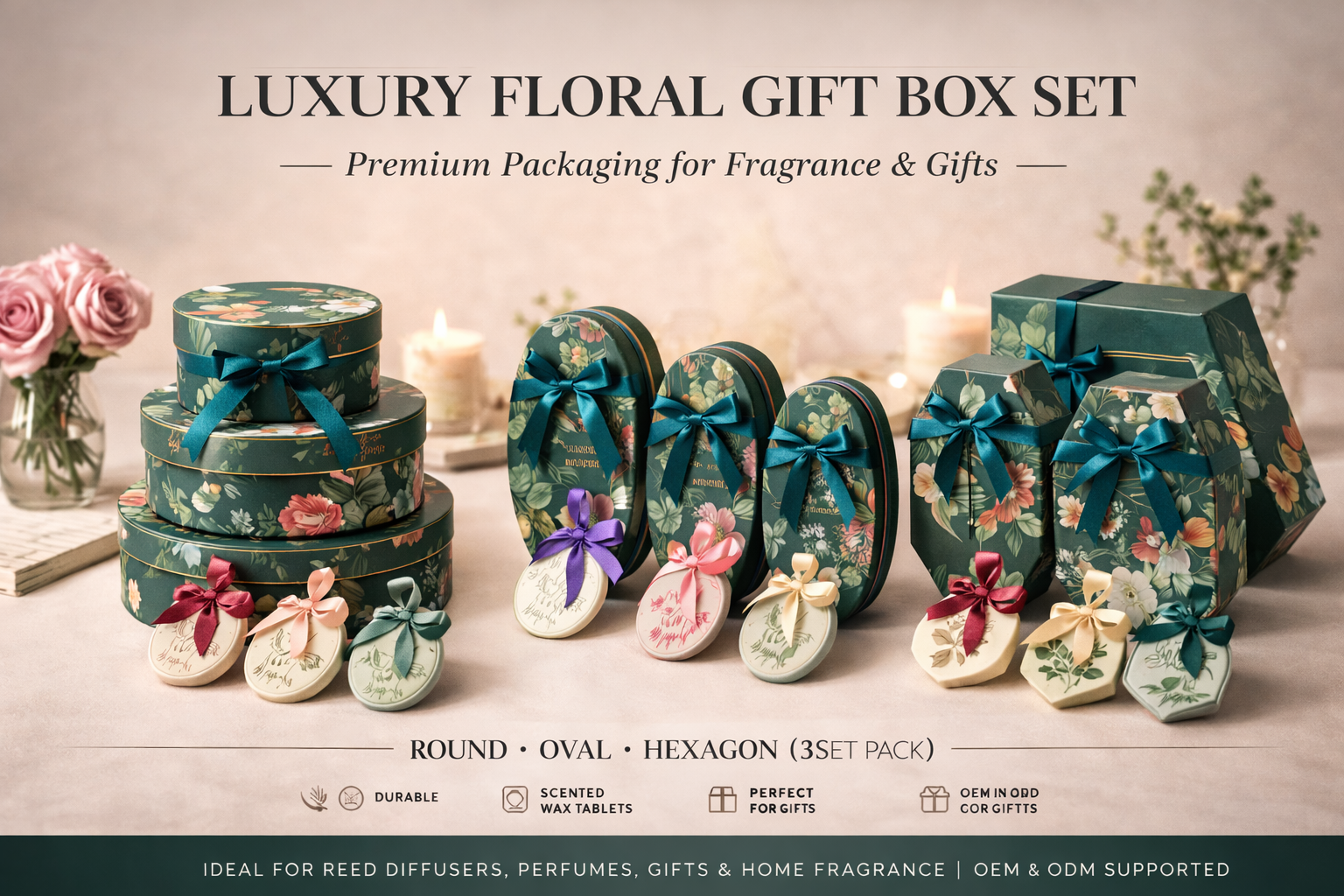Luxury Aroma Tablet Gift Box Set – Premium Packaging for Fragrance Tablets & Gift Sets