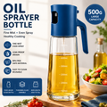 Glass Oil Sprayer Bottle – Fine Mist Olive Oil Sprayer for Cooking, BBQ, Air Fryer & Salad