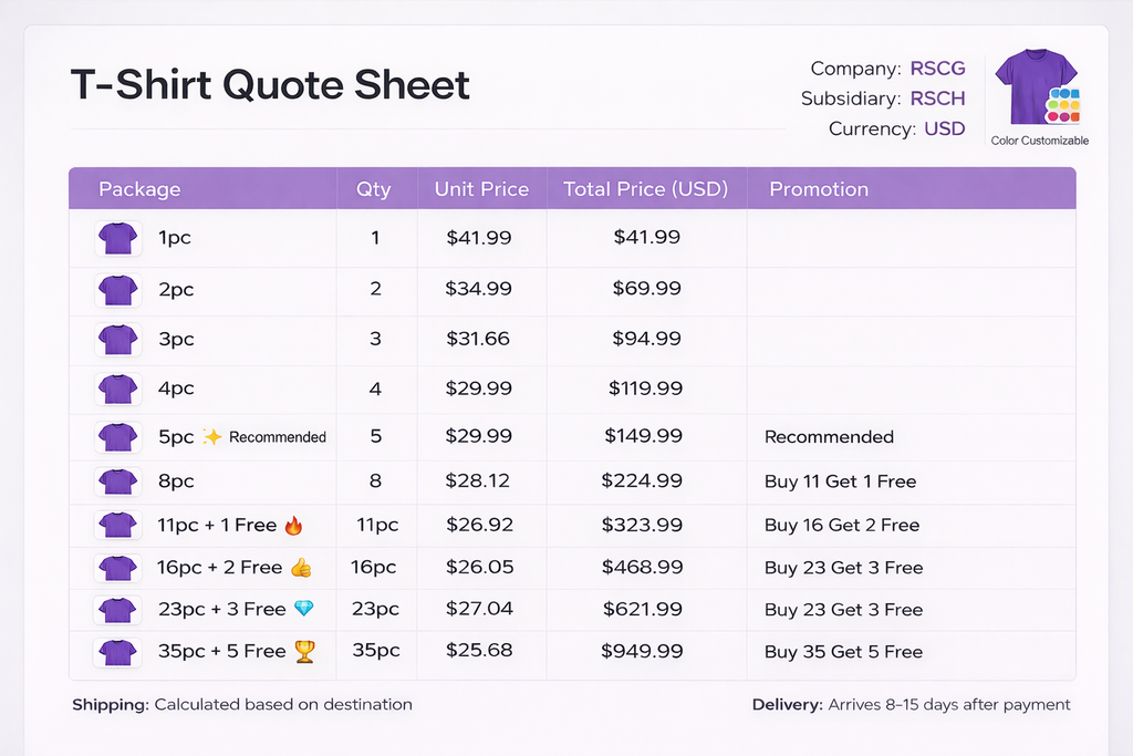 Premium Quality Cotton T-Shirt