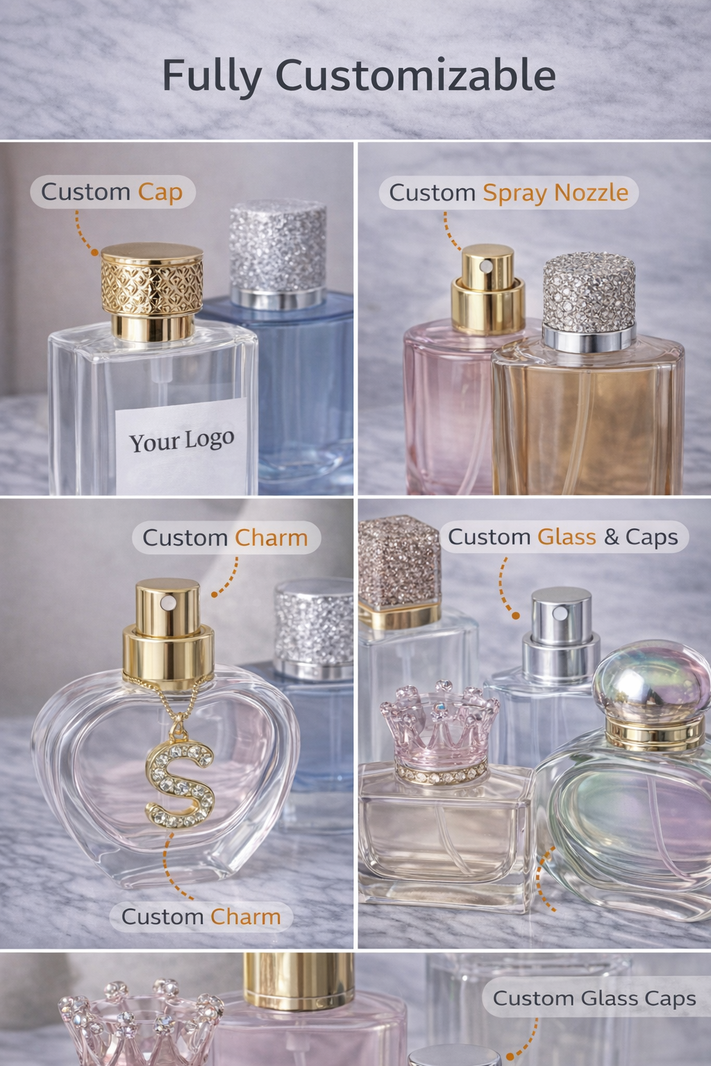 Regular Perfume Bottles (Customizable)