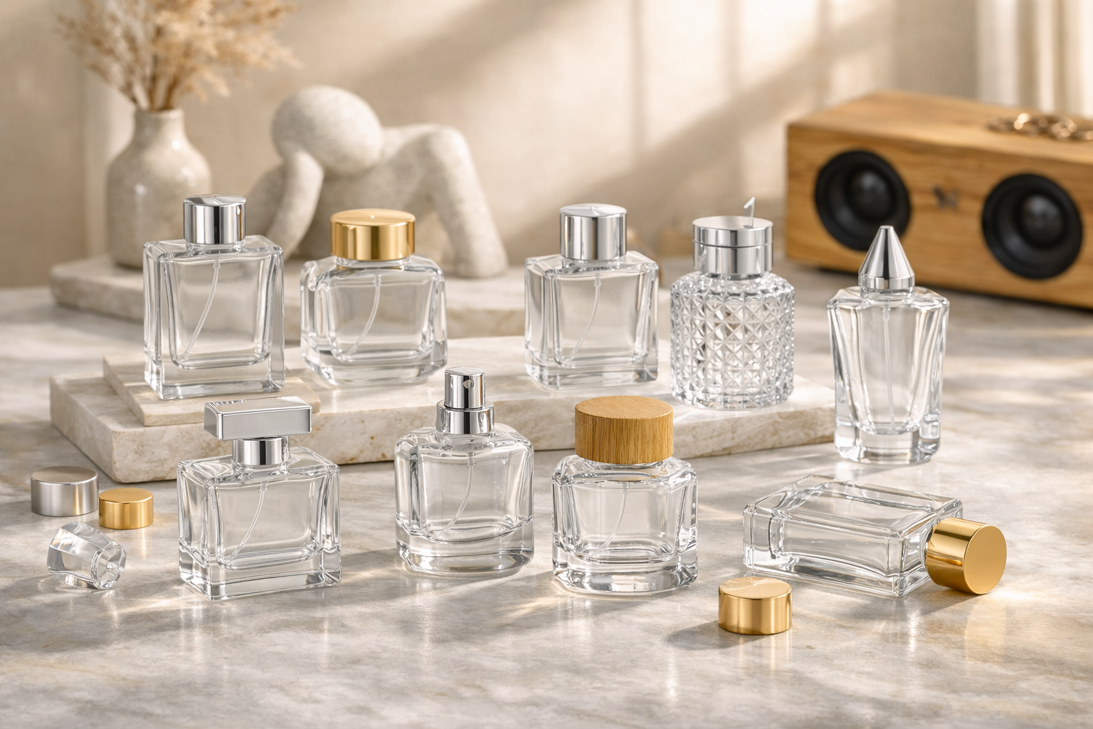 Premium Design Glass Bottle (Customizable)