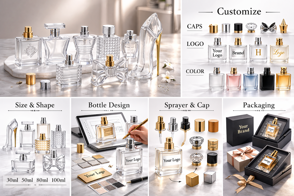 Premium Design Glass Bottle (Customizable)