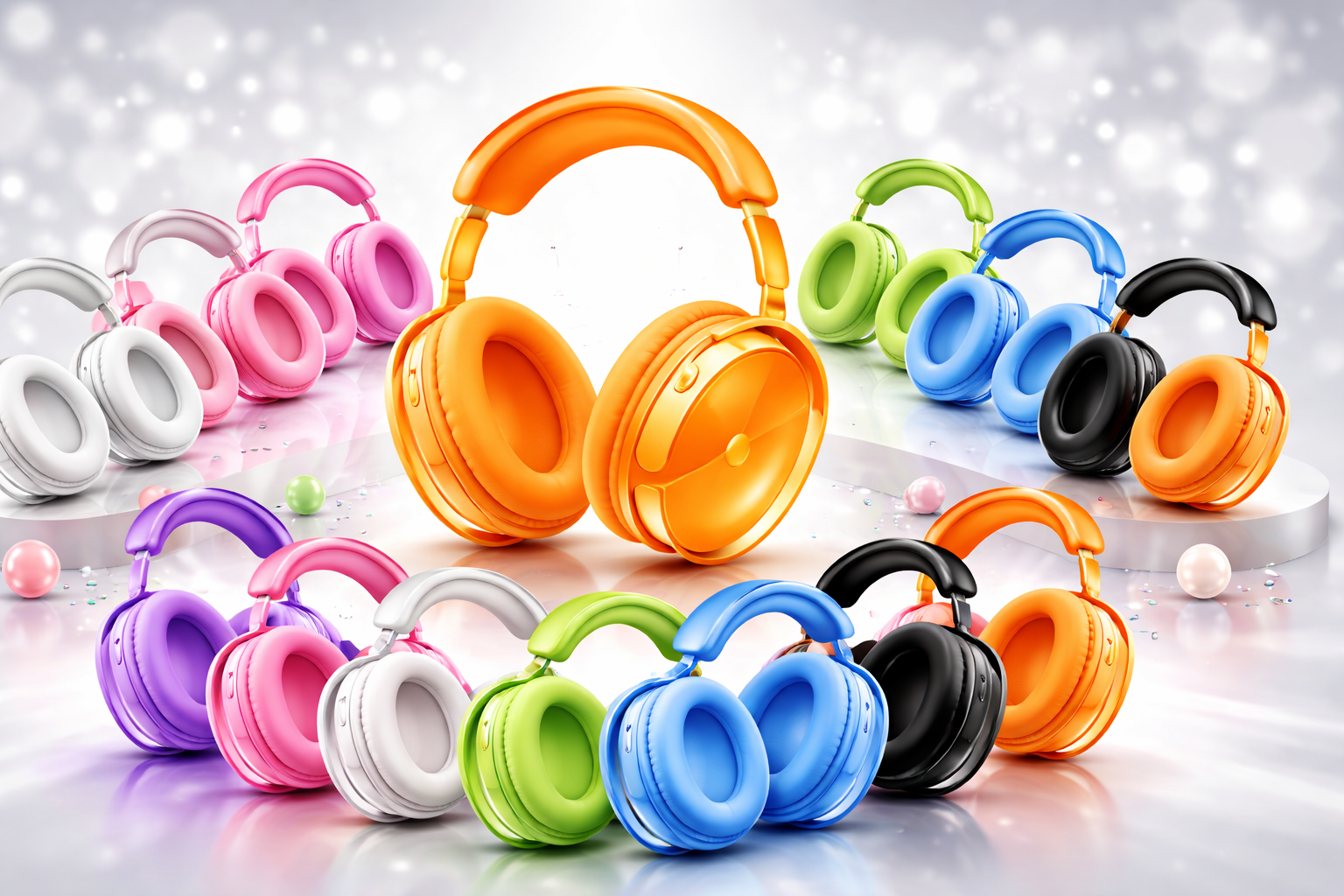 POD MAX Colorful Headphone Cover Set